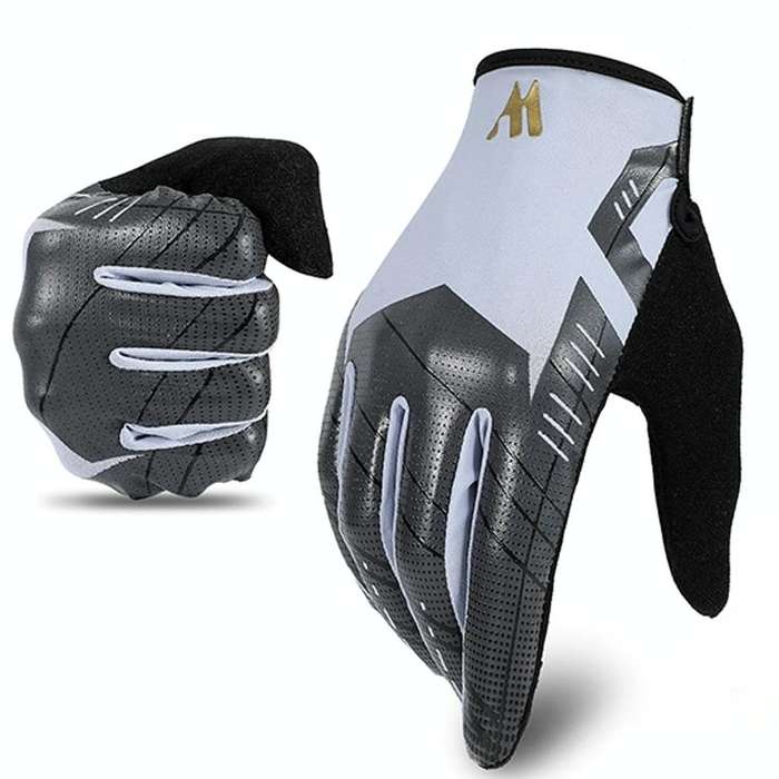 WEST BIKING YP0211207 Riding Full Finger Gloves Road Bike Mountain Bike Locomotive Shock Absorber...