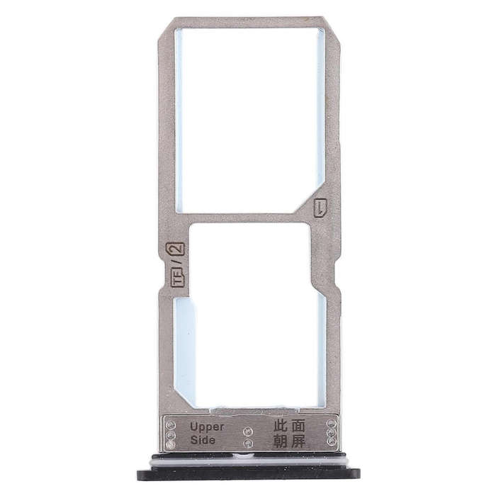 For Vivo Y67 SIM Card Tray + SIM Card Tray / Micro SD Card Tray (Black)