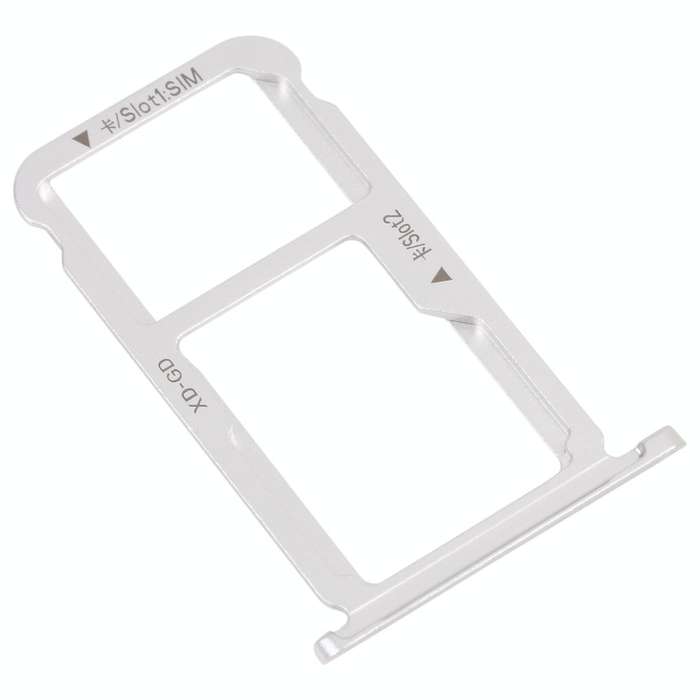 SIM Card Tray + SIM Card Tray / Micro SD Card Tray for Honor Mate 9 Lite (Silver)