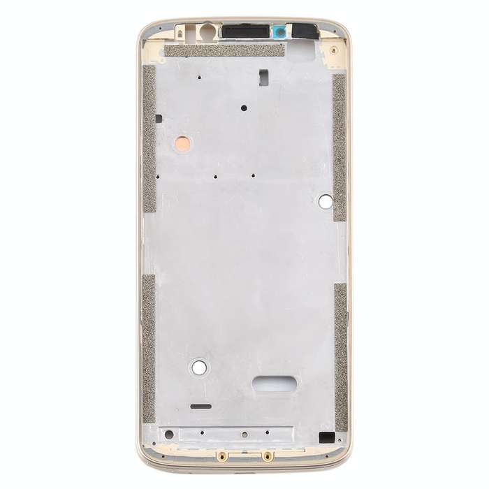 Front Housing LCD Frame Bezel for Motorola Moto G6 Play (Gold)