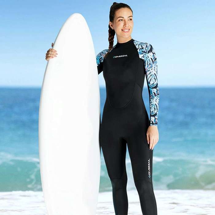 DIVE & SAIL Ladies Quick-Drying Sun Protection One-Piece Wetsuit Swimming And Surfing Snorkeling ...