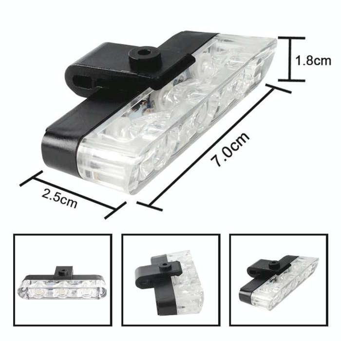 4 in 1 Car 12LEDs Grille Flash Lights Warning Lights with Wireless Remote Control, Color:Red