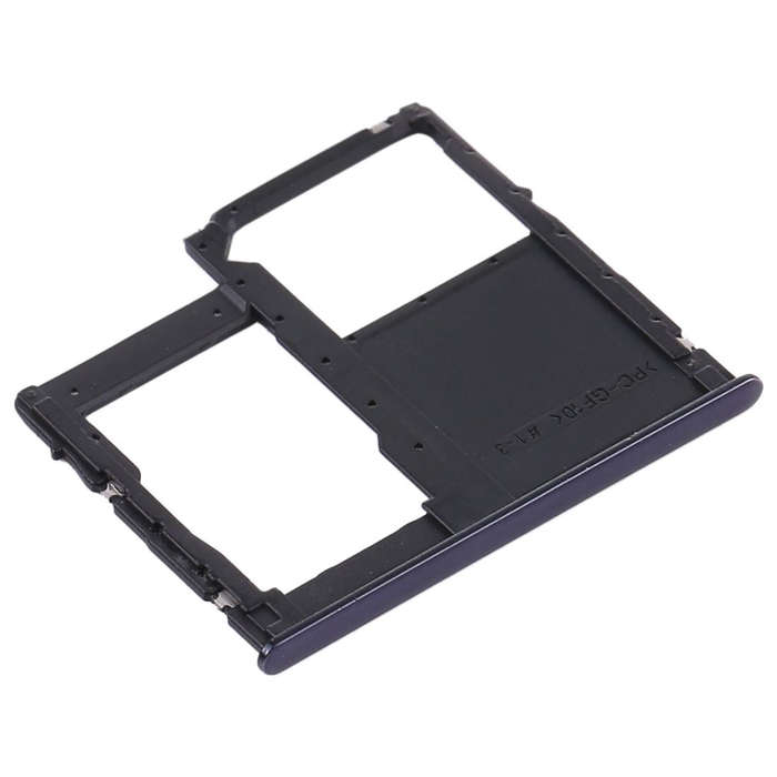 For Samsung Galaxy A31 SIM Card Tray + Micro SD Card Tray (Black)