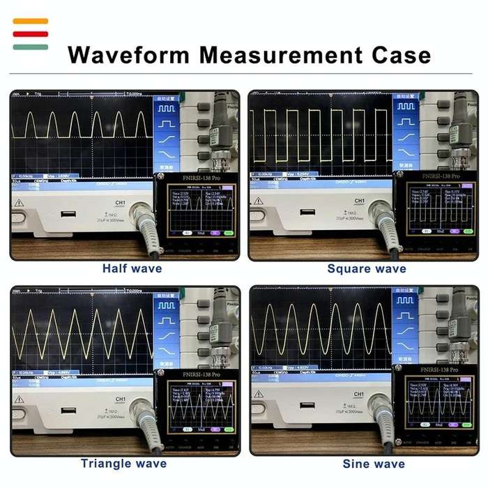 FNIRSI Handheld Small Teaching Maintenance Digital Oscilloscope, Specification: Standard Without ...