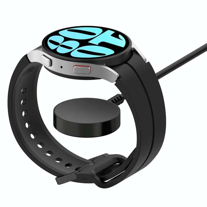 For Samsung Galaxy Watch 6 Classic Magnetic USB Interface Watch Charger(Black)