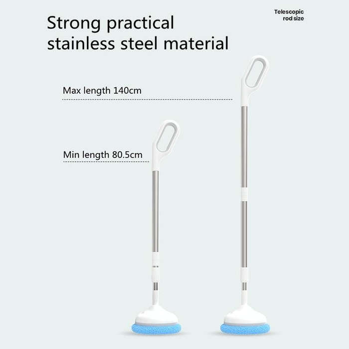 Wireless Electric Intelligent Telescopic Glass Wipe Window Cleaner (Blue)