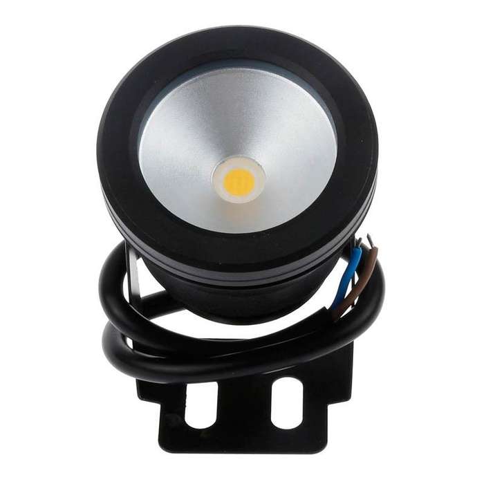 10W Swimming Pool Underwater Fountain Spotlight Timed Fish Tank Underwater Spotlight DC 12V(White...