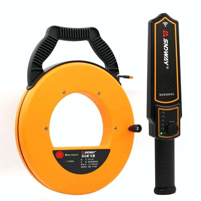 SNDWAY Pipe Scanner Thickness PVC Pipe Blockage Width Measuring Instrument, Specification:SW720 S...