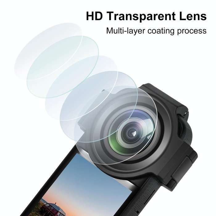 For Insta360 X3 PULUZ Upgrade Optical Glass Lens Guard Protective Cover