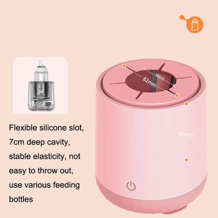Intelligent Automatic Shaking Milk Machine Baby Automatic Shake Milk Powder Machine(Pink)