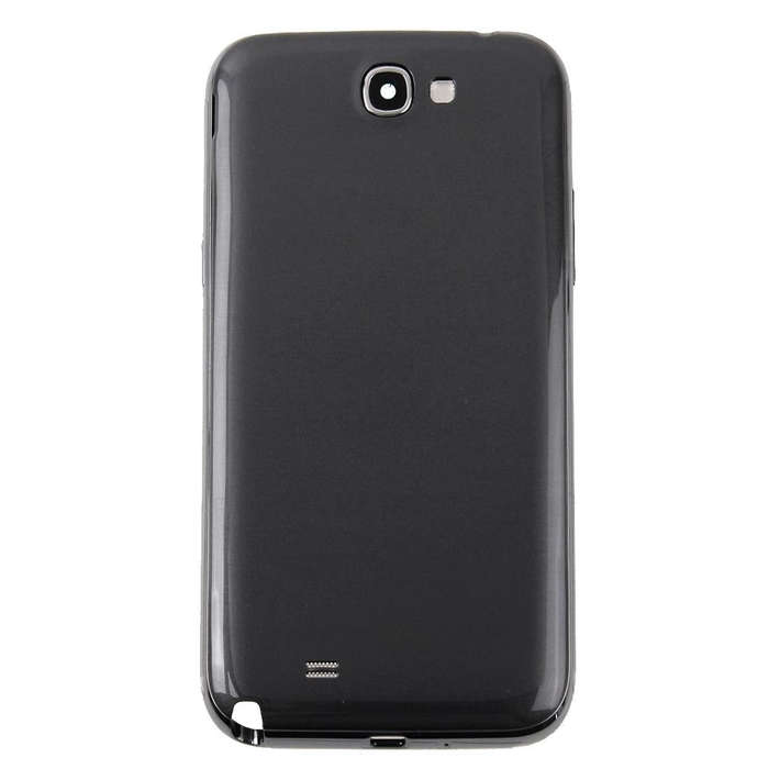 For Galaxy Note II / N7100 Middle Frame Bezel + Battery Back Cover (Black)