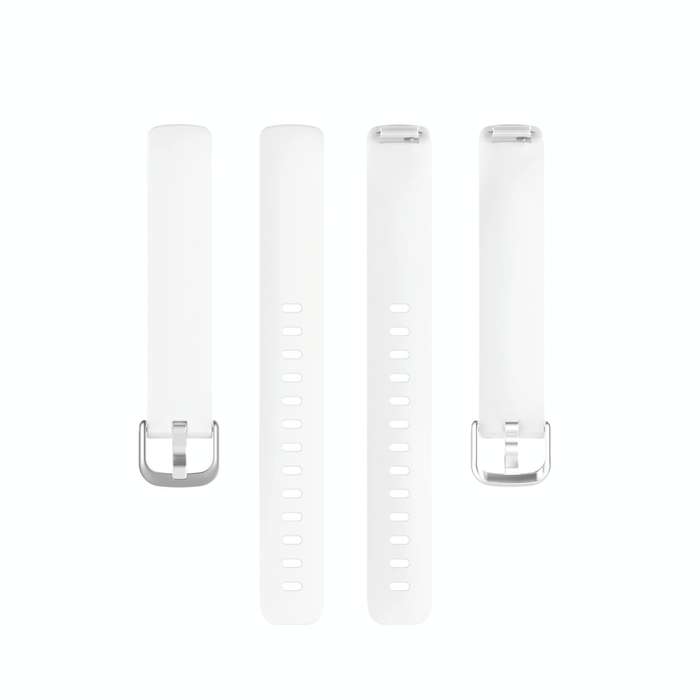 For Fitbit Inspire 2 TPE Watch Band, Size:S(White)