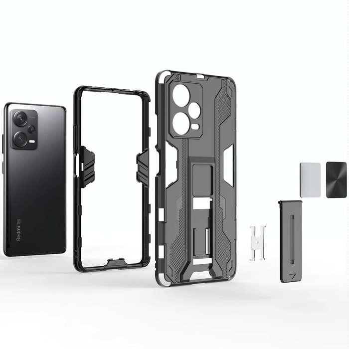 For Xiaomi Redmi Note 12 Pro+ China Supersonic PC + TPU Shock-proof Protective Case with Holder(G...