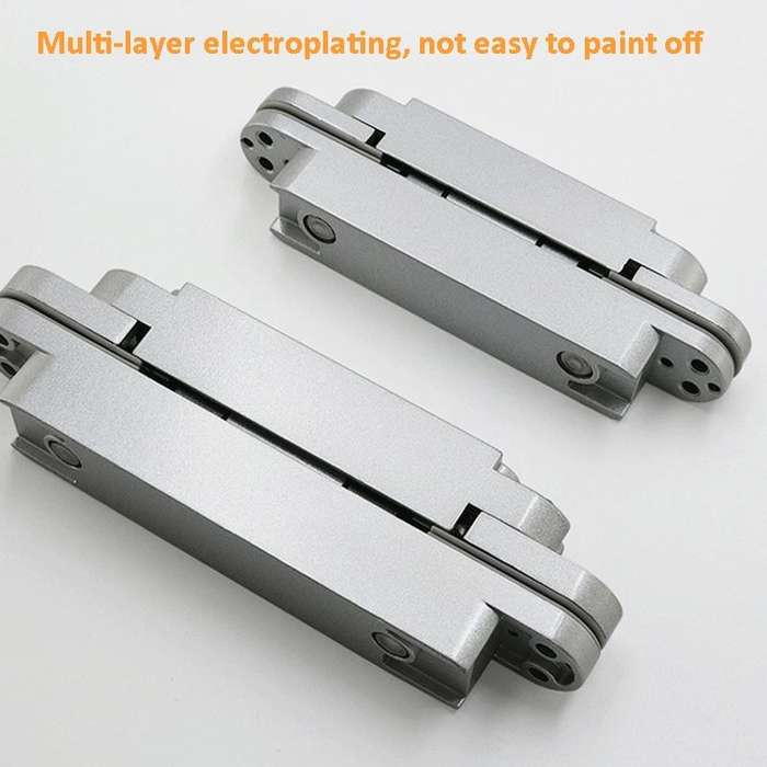 Three-Dimensional Adjustable Cross Hinge Folding Door Concealed Hinge, Specification: No. 3 Sand ...