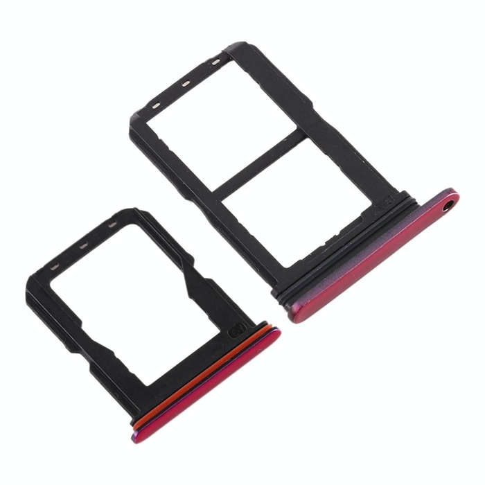For Vivo S1 Pro SIM Card Tray + SIM Card Tray + Micro SD Card Tray (Red)