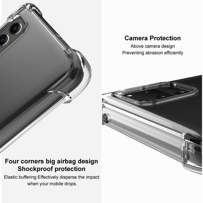 For Xiaomi Poco M4 Pro 4G Global imak TPU Phone Case with Screen Protector(Transparent)