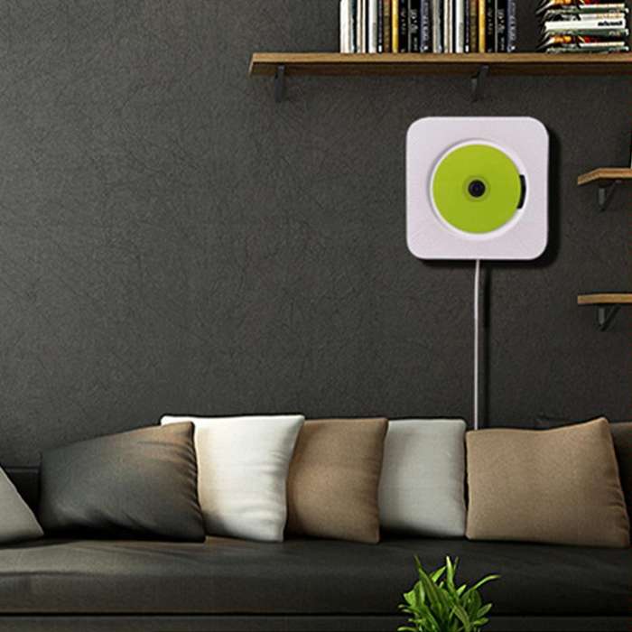 Kecag KC-808 6W Wall Mounted Bluetooth CD Player(Black)