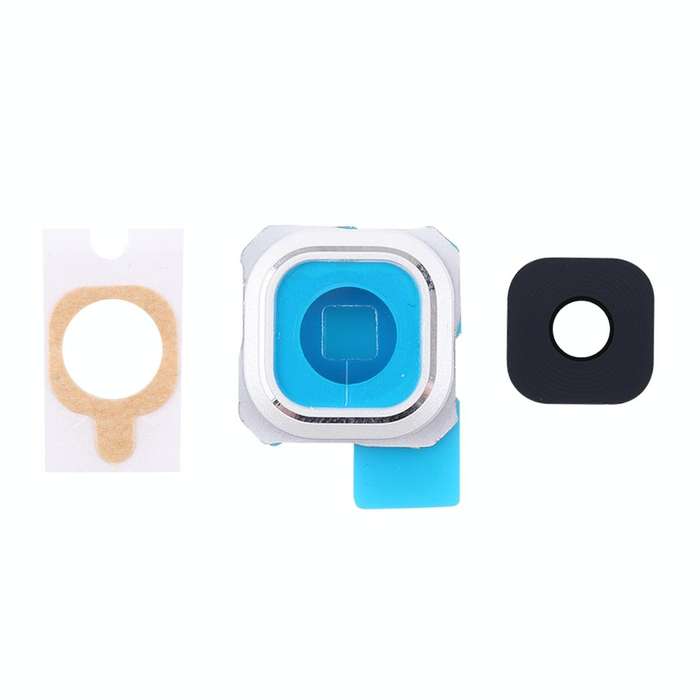 For Galaxy S6 Edge + / G9280 10pcs Back Camera Bezel & Lens Cover with Sticker