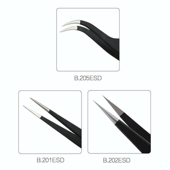 BEST BST-202ESD  Best electronic hand tool tweezers