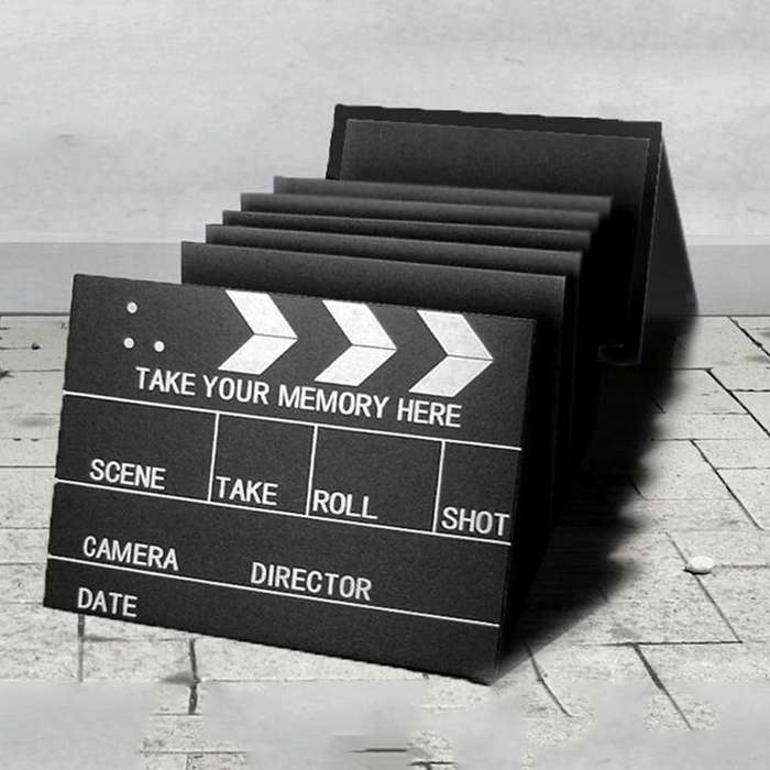 Movie Board Paste Accordion Folding Creative DIY Manual Album Book(Cow Card)