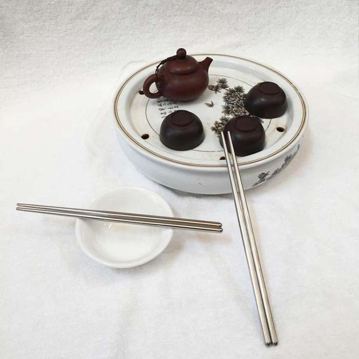 One Pair Smooth Surface Chopsticks