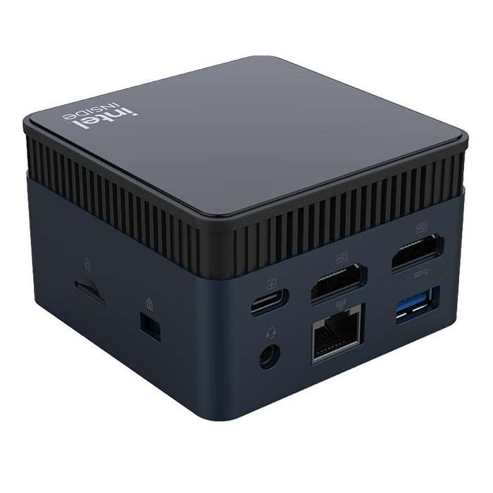 N100/DDR5 12th AlderLake-N100 Dual 4K60Hz Office And Home Mini PC, Spec: 12G+128G /EU Plug