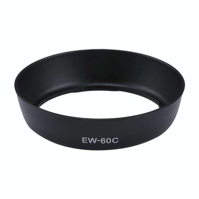 EW-60C Lens Hood Shade for Canon EF 28-90mm f/4-5.6 III, EF-S 18-55mm f/3.5-5.6 / IS / II USM / I...