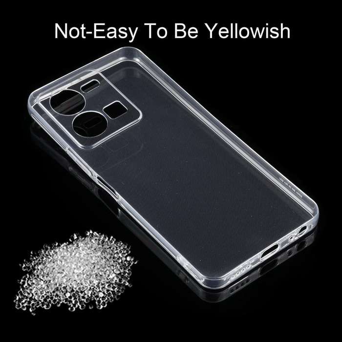 For vivo Y35 Ultra-thin Transparent TPU Phone Case