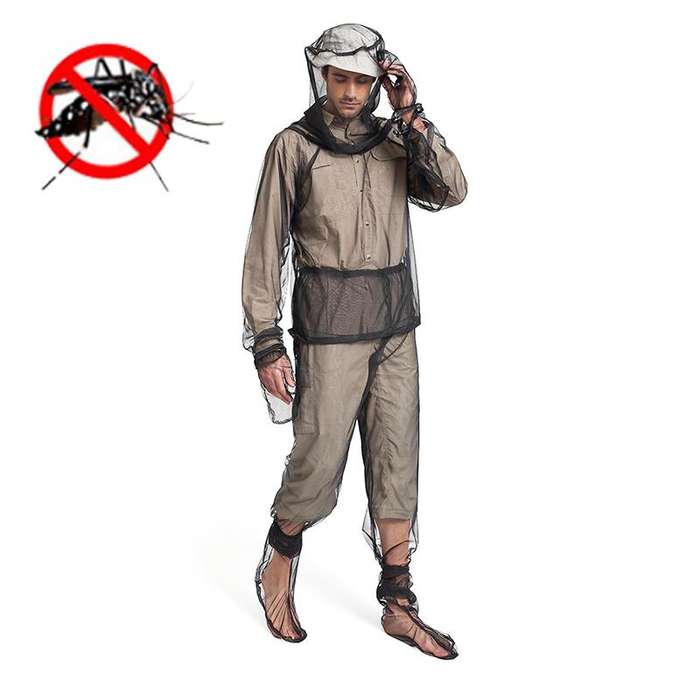 Camping Adventure Anti-Mosquito Suit Summer Fishing Breathable Mesh Clothes, Specification: Anti-...