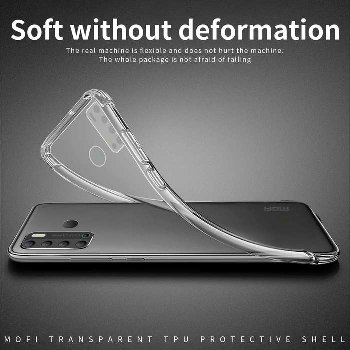 For Tecno Pouvoir Lc7 MOFI Ming Series Ultra-thin TPU Phone Case(Transparent)