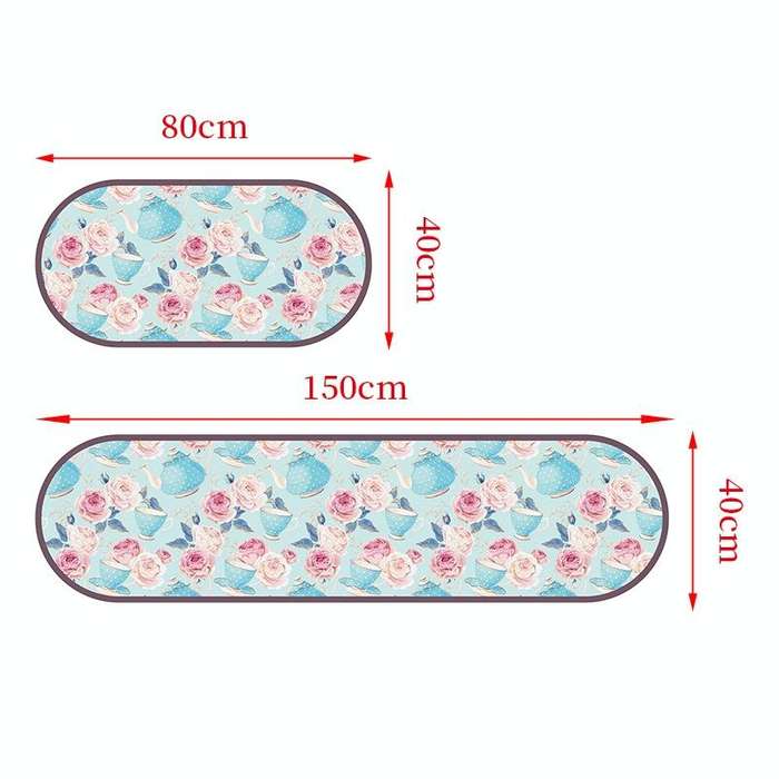 PVC Kitchen Non-Slip Floor Stickers Thickened Stickers Household Waterproof Floor Mats, Specifica...