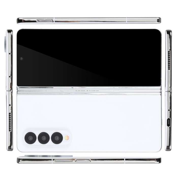 For Samsung Galaxy Z Fold4 Black Screen Non-Working Fake Dummy Display Model(White)
