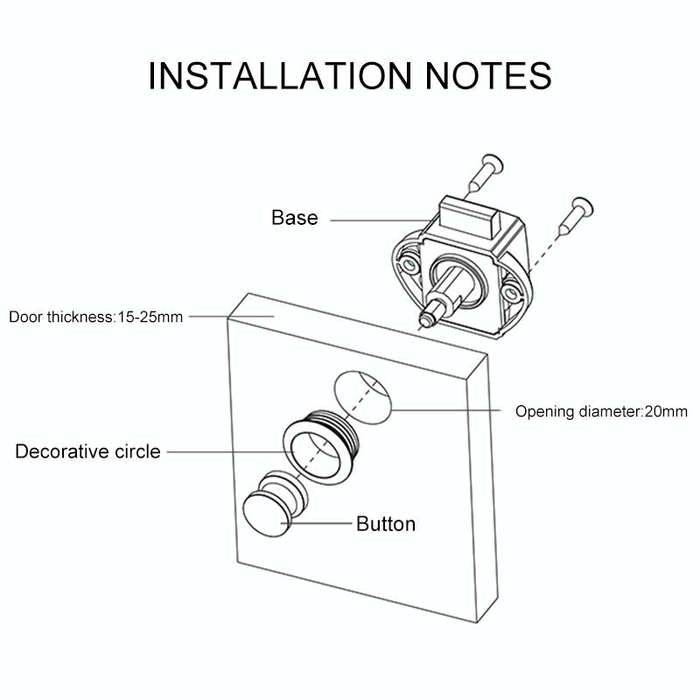 Press Type Drawer Cabinet Catch Latch Release Cupboard Door Stop Drawer Cabinet Locker for RV / Y...