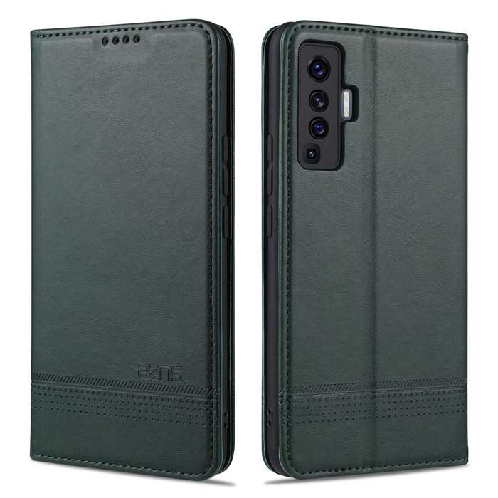 For vivo X50 / X50 Pro AZNS Magnetic Calf Texture Horizontal Flip Leather Case with Card Slots & ...