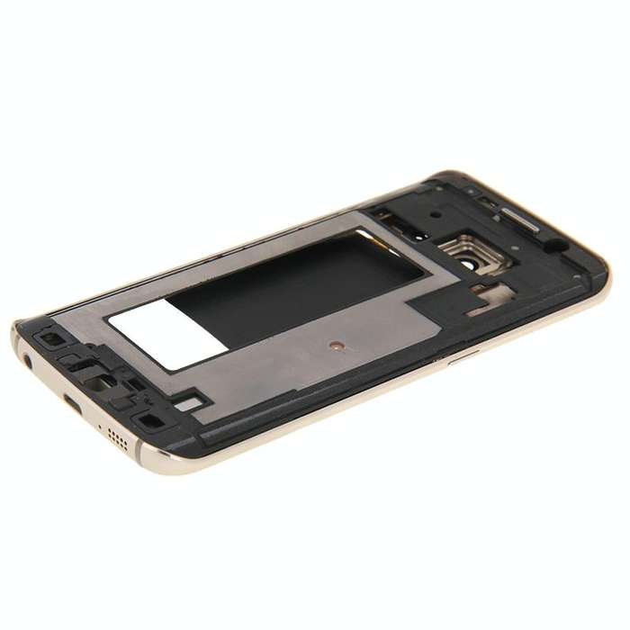 For Galaxy S6 Edge / G925 Full Housing Cover (Front Housing LCD Frame Bezel Plate + Back Plate Ho...