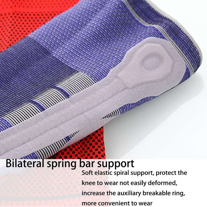 Outdoor Fitness Mountaineering Knit Protection Silicone Anti - collision Spring Support Sports Kn...