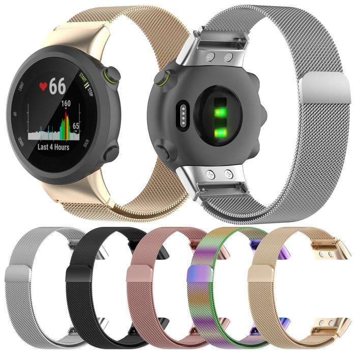 For Garmin Forerunner 35 / 30 Milanese Watch Band(Silver)