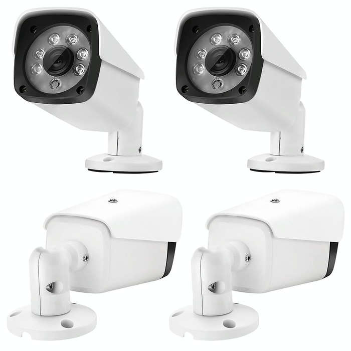 A4B3Kit 2MP 4CH 1080P CCTV Security Camera System AHD DVR Surveillance Kit, Support Night Vision ...