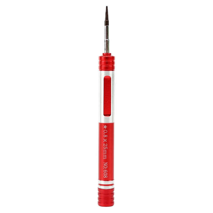 608-0.8 Pentalobe 0.8 Screwdriver for iPhone Charging Port Screws(Red)