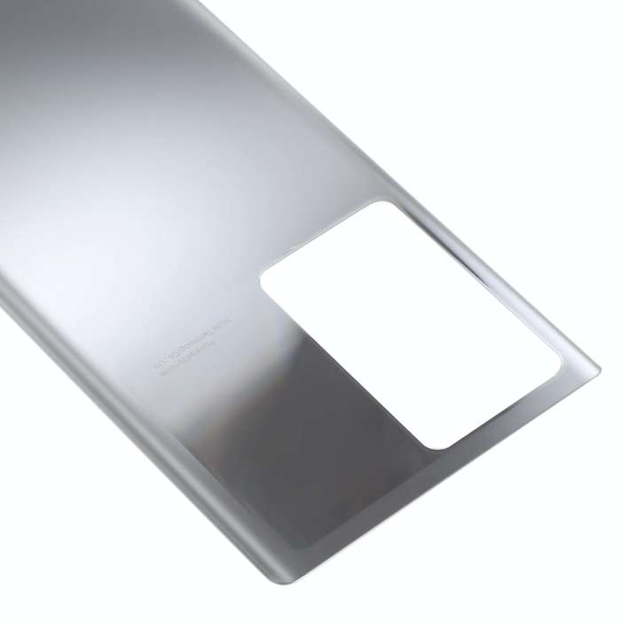 Glass Battery Back Cover for ZTE Nubia Z30 Pro(Silver)