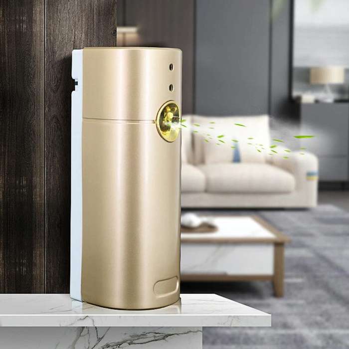 Light Sensitive Automatic Spraying Machine Toilet Fragrance Aromatherapy(White)