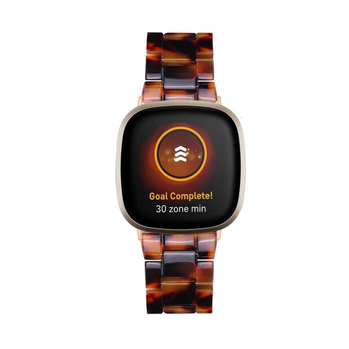 For Fitbit Versa 4 / Sense 2 Universal Resin Watch Band(Hawksbill)