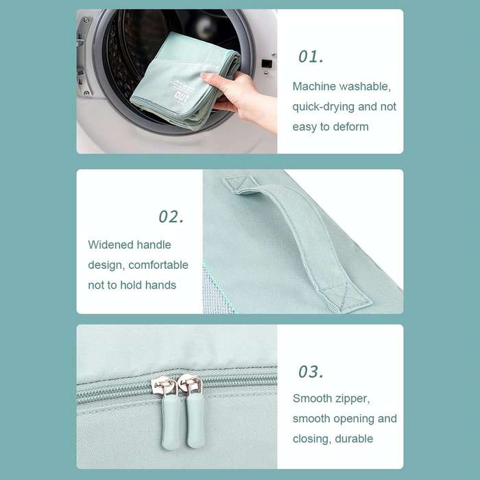 RH2203 6 In 1 Travel Portable Storage Bag Set Without Suitcase(Navy Blue)