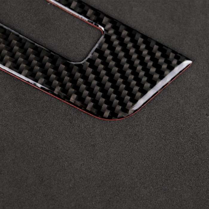 Car Carbon Fiber Central Control CD Panel Decorative Sticker for Mercedes-Benz W204 2011-2013 7-b...