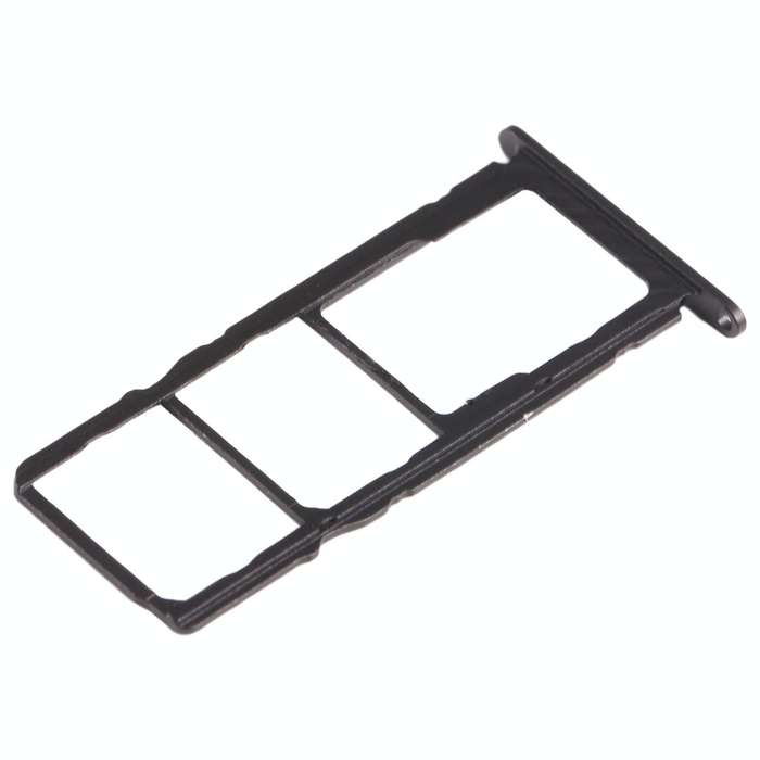 For Nokia 2.4 Original SIM + SIM / Micro SD Card Tray (Black)