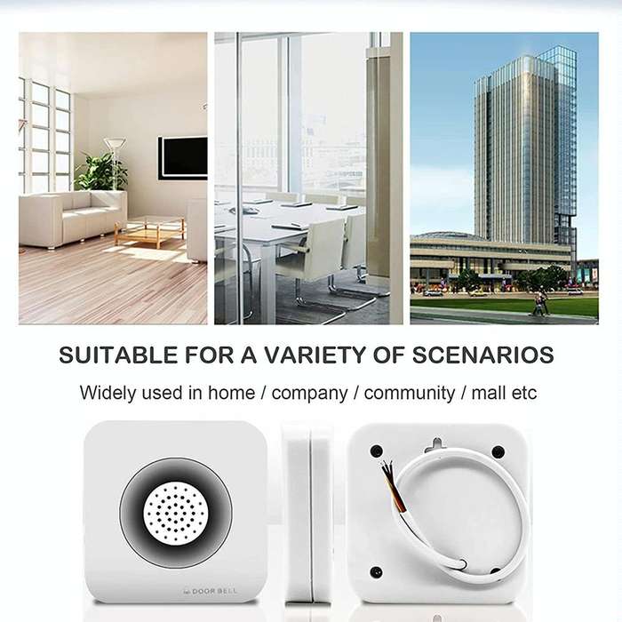 Alarm Wire Access Control Door Bell for Home Office Access Control System, DC 12V