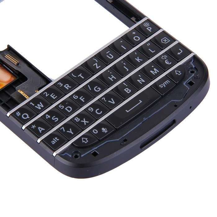 3 in 1 for BlackBerry Q10 (Keyboard + Middle Frame Bezel + Back Plate Housing Camera Lens Panel) ...