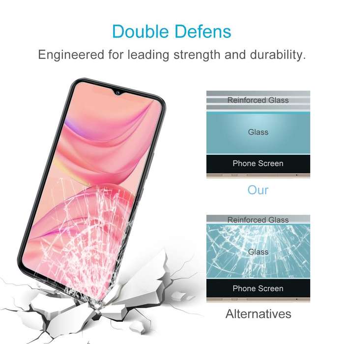 For Infinix Hot 10 Lite 50 PCS 0.26mm 9H 2.5D Tempered Glass Film