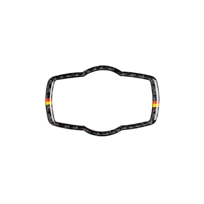Yellow Red Color Carbon Fiber Car Headlight Switch Decorative Sticker for BMW E90 / E92 / E93 200...