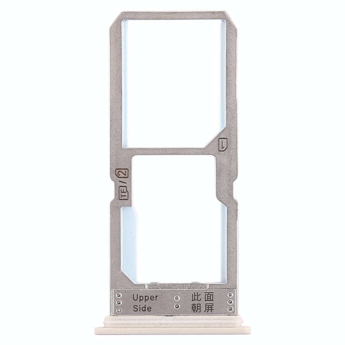 For Vivo Y67 SIM Card Tray + SIM Card Tray / Micro SD Card Tray (Gold)